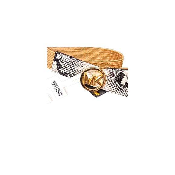 Michael Kors Snakeskin‎ Stretch Belt main image 6